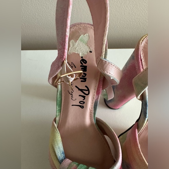 Rainbow Lemon Drop Heels - Privileged by J.C Dossier  - Size 6 - Picture 4 of 6